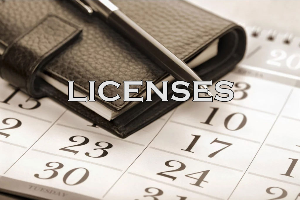 Licenses Image Licenses Image
