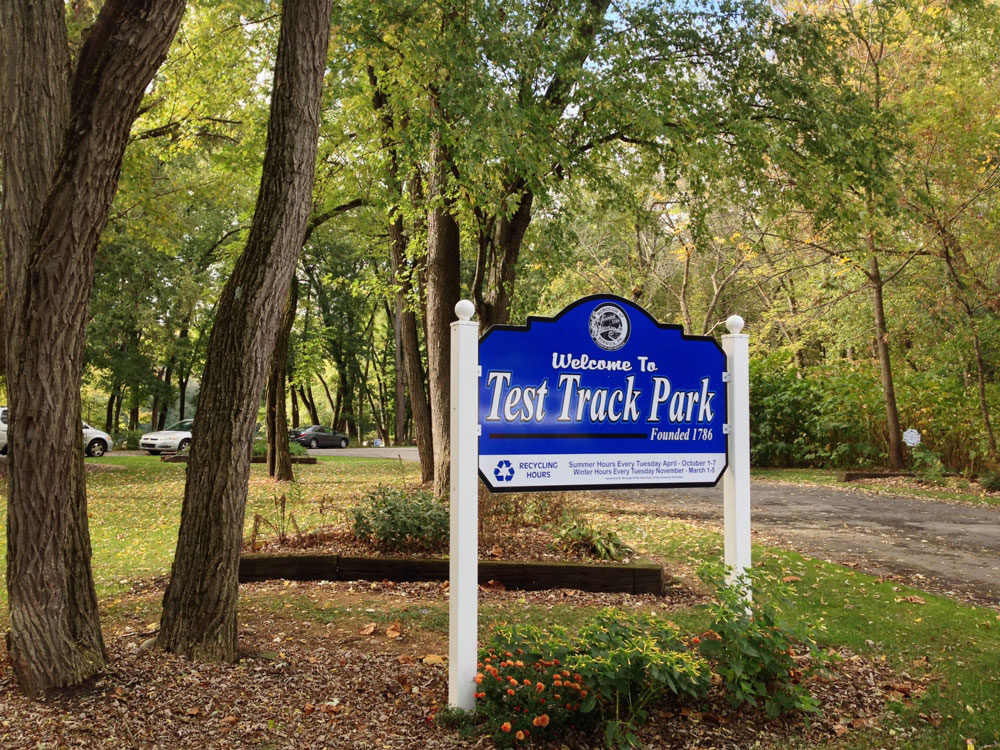 Test Track Park Signage Test Track Park Signage